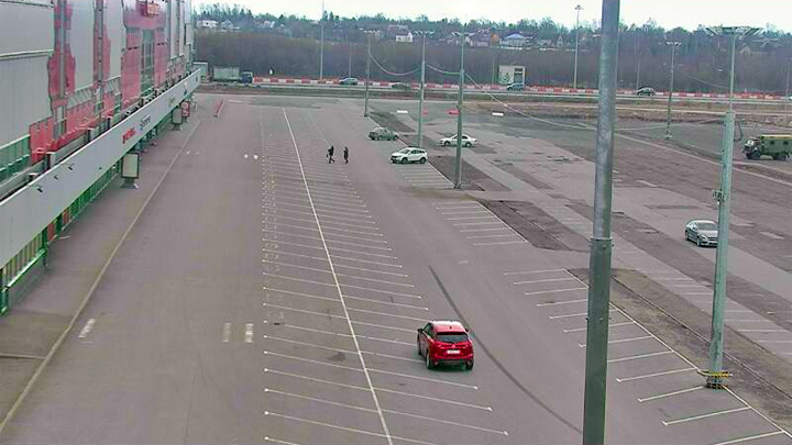 Webcam of the shopping center «Prizma», Saint Petersburg