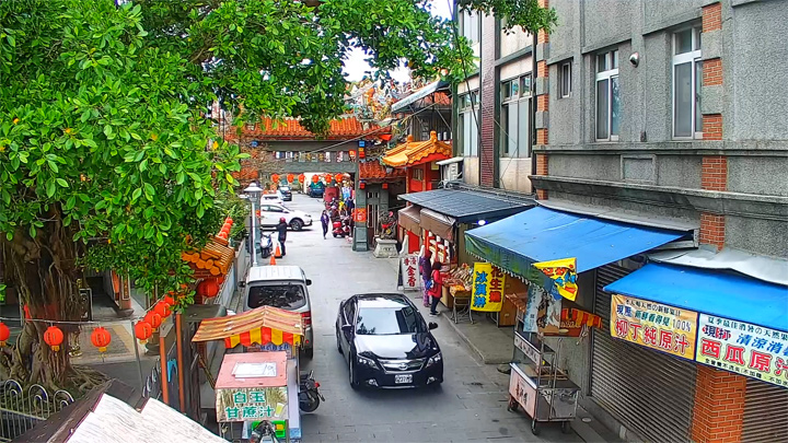 Daxi Old Street Live Webcam, Taoyuan, Taiwan: View of Puji Road in Daxi District, Taoyuan city