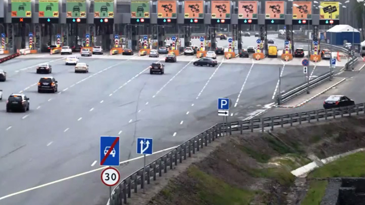 Odintsov northern bypass: webcam on PVP 6.9 km, backwards Moscow