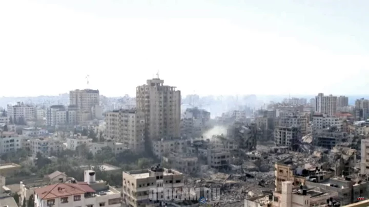 Webcam in the Rimal district, Gaza