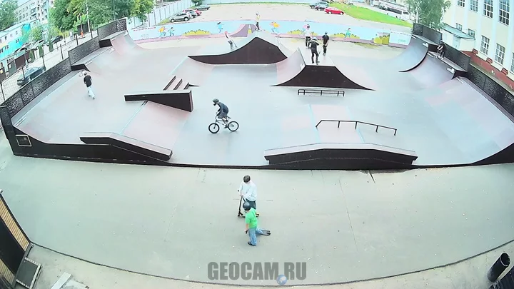 Webcam in the skatepark on Gagarin 21, Smolensk