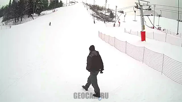 Webcam on the 3rd slope of the Sorochany ski resort, Moscow Region