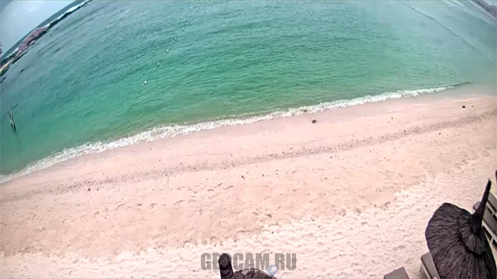 Webcam on St. Felix Beach, Mauritius