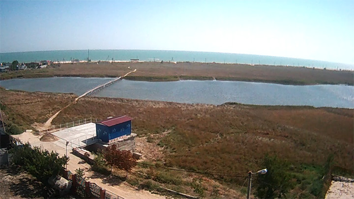 Webcam in the Stepok Strait in Kirillovka
