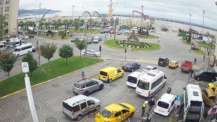 Webcam at the entrance to the port of Giresun, Türkiye