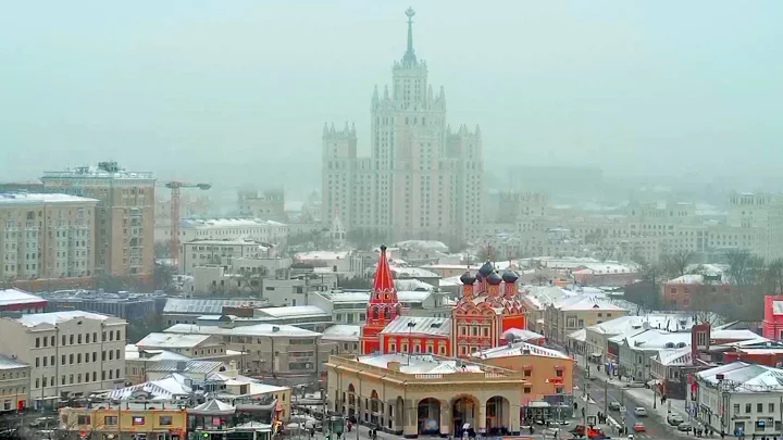 PTZ webcam on Marksistskaya Street in Moscow