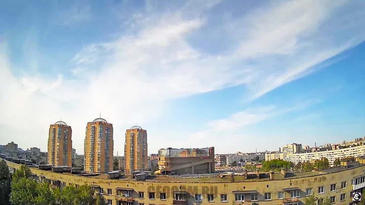 Webcam on Turku street in the Frunzensky district of St. Petersburg