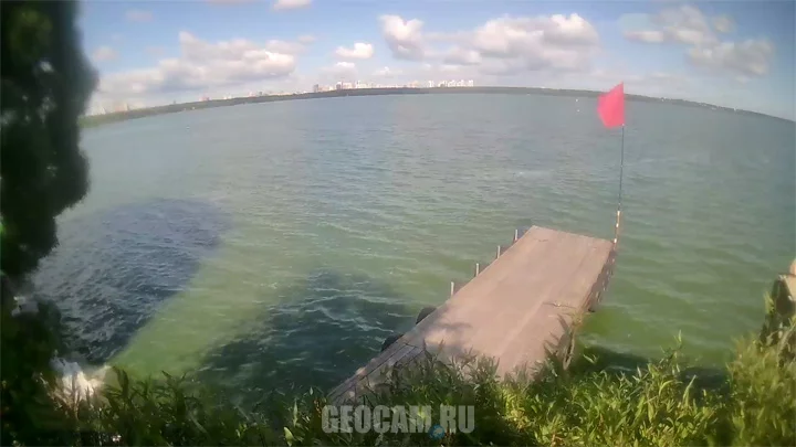 Webcam of the UBA kite surfing station, Yekaterinburg