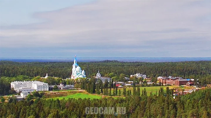 Веб-камера с видом на Спасо-Преображенский Валаамский монастырь