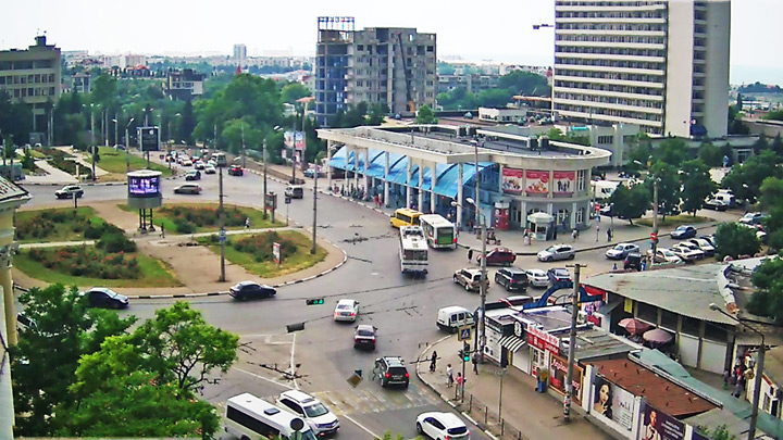 Webcam on the Square of the Rebels in Sevastopol