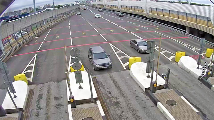 The WHSD webcam in Saint Petersburg: exit to Bogatyrsky Avenue