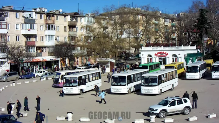 Веб-камера на площади Захарова, Севастополь