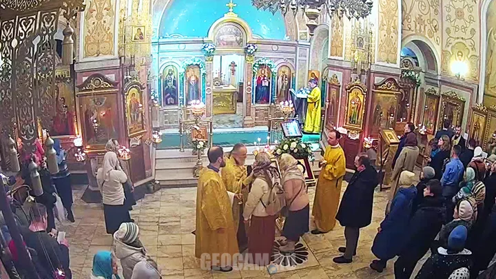 Webcam in the Temple of the Icon of the Mother of God of the Sign in Khovrino, Moscow