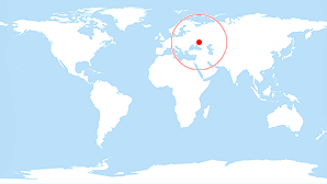 World map: Luhansk