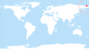 World map: Pevek